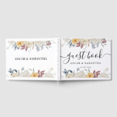 冬の水彩の花 ゲストブック (全面)