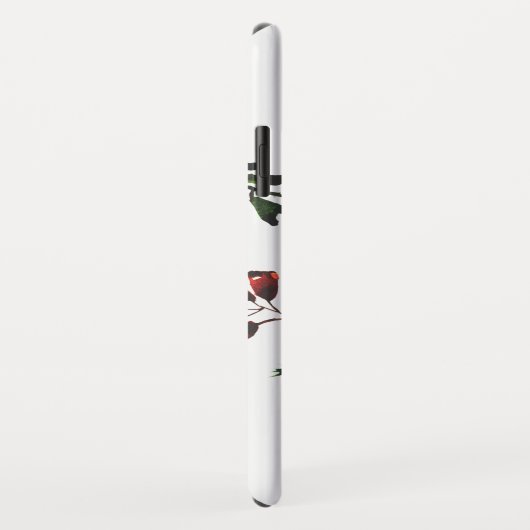 冬の水彩画のエレガントな花のヴィンテージ Case-Mate iPhoneケース (裏面/右)