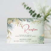 冬の水彩緑 招待状 (スタンド正面)