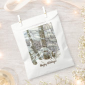 冬の水彩 フェイバーバッグ (クリップ留めされた状態)