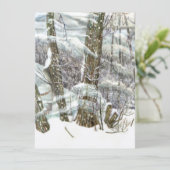 冬の水彩 招待状 (スタンド正面)