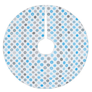 冬の水玉模様ツリースカート ブラッシュドポリエステルツリースカート