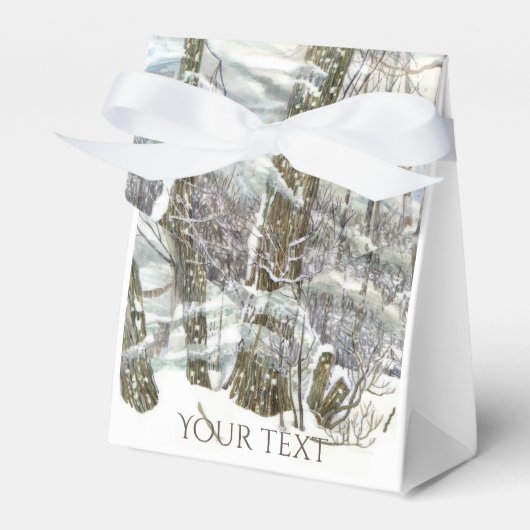 冬の水絵画柱 フェイバーボックス (正面サイド)