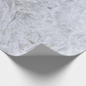 冬の氷の結晶 ラッピングペーパー (角)