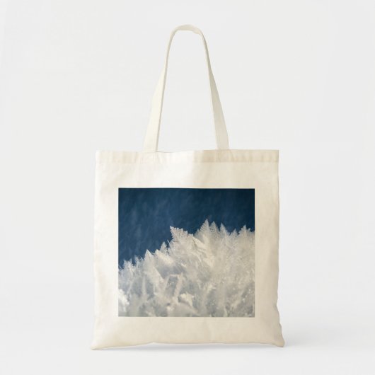 冬の氷結晶 トートバッグ (正面)
