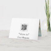 冬の氷、氷の嵐、自然写真 カード (裏面)