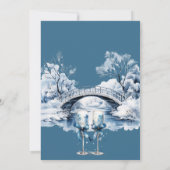 冬の池ストリーム木造ブリッジブランチ&バブリー 招待状 (裏面)