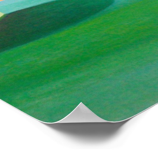 冬の池 ポスター (角)