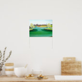 冬の池 ポスター (キッチン)