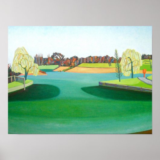 冬の池 ポスター (正面)