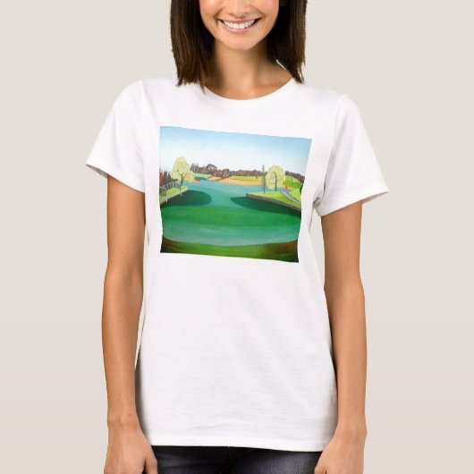 冬の池 Tシャツ (正面)
