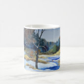 冬の流れのマグ コーヒーマグカップ (中央)