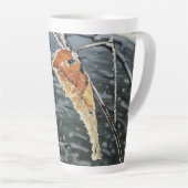 冬の流れ カフェラテマグ (右アングル)