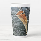 冬の流れ カフェラテマグ (正面)