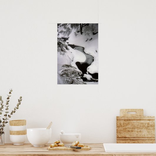 冬の流れ ポスター (キッチン)