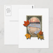 冬の流れ ポストカード (正面/裏面)