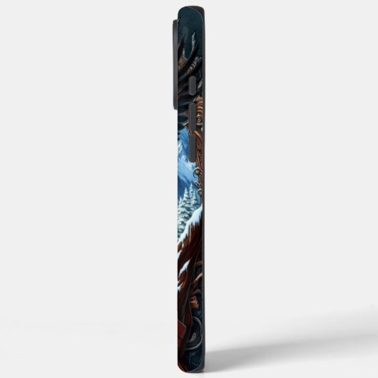 冬の海を見張るワシ Case-Mate iPhoneケース (裏面 / 左)