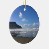 冬の海辺 セラミックオーナメント (右)