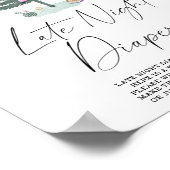 冬の深夜おむつゲームポスター ポスター (角)