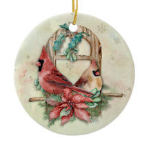 冬の深紅色はポインセチアとペア