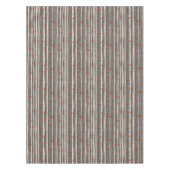 冬の深紅色樺の木 テーブルクロス (正面)