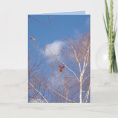 冬の深紅色 カード (正面)