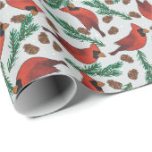 冬の深紅色 ラッピングペーパー (ロールコーナー)