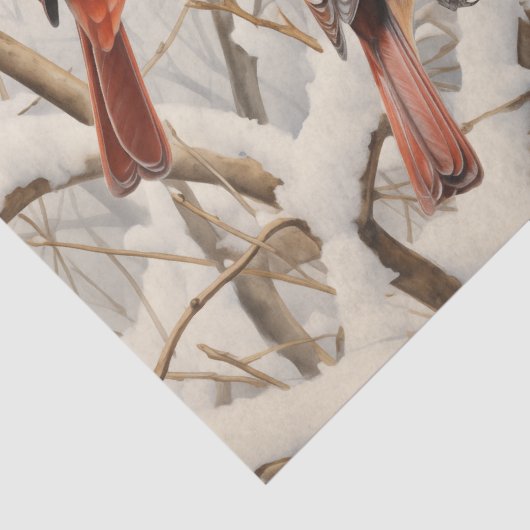 冬の深紅色 薄葉紙 (詳細)