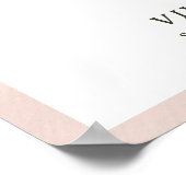 冬の温独身の度の大きなフローラ結婚の歓迎 ポスター (角)