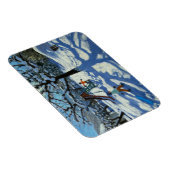 冬の滑り台ブールサンモリッツ マグネット (右側)