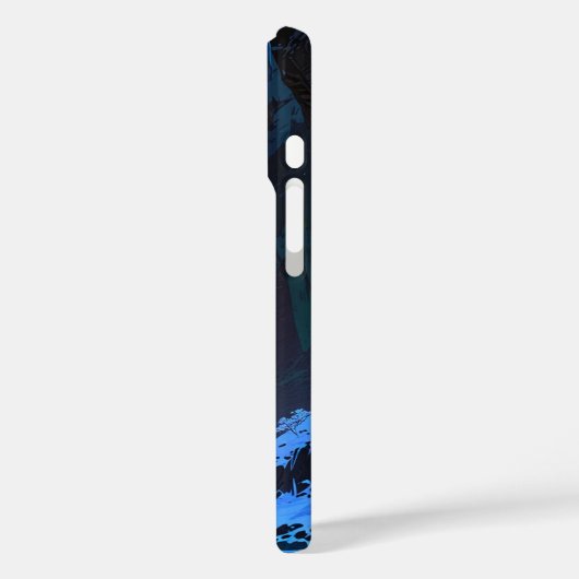 冬の滝の静け Case-Mate iPhoneケース (裏面 / 左)