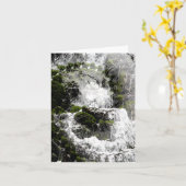 冬の滝…... カード (黄色い花)