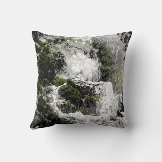 冬の滝….. クッション (裏面)