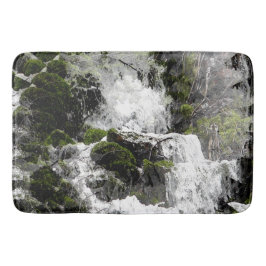 冬の滝…... バスマット