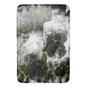 冬の滝…... バスマット (正面縦)