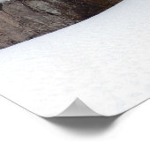 冬の滝 ポスター (角)