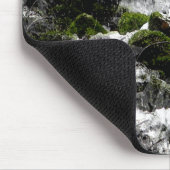 冬の滝…... マウスパッド (コーナー)