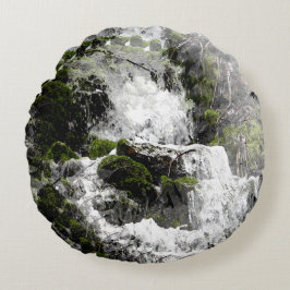 冬の滝…... ラウンドクッション