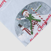 冬の漫画の中のクリスマス 薄葉紙 (詳細)