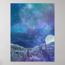 冬の澄ん夜のポスター