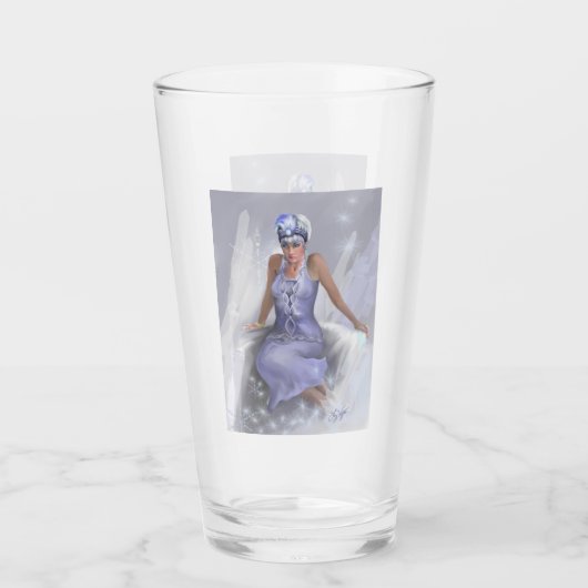 冬の火炎ガラスカップ タンブラーグラス (正面)