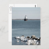 冬の灯台 ポストカード (正面/裏面)