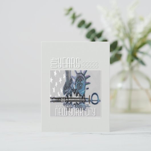 「冬の灰色」 ポストカード (スタンド正面)