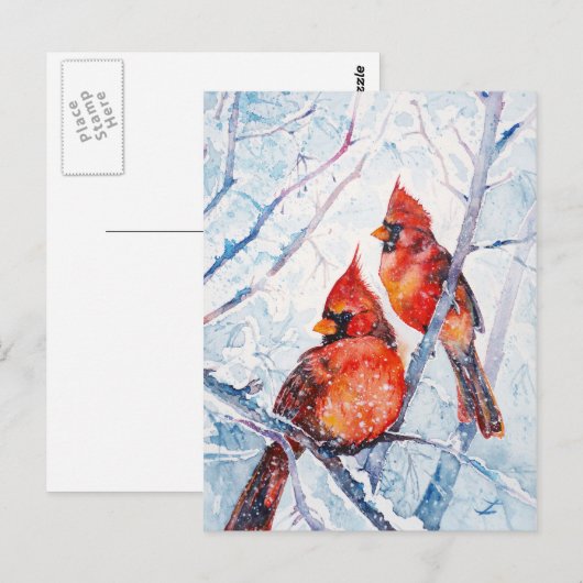 冬の炎 ポストカード (正面/裏面)