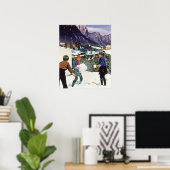 冬の無料レンジキッズ ポスター (ホームオフィス)