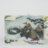 冬の焼けた村(アルバート・エーデルフェルト) カード (スタンド正面)