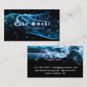 冬の煙Vapeショップビジネスカード 名刺 (正面/裏面)