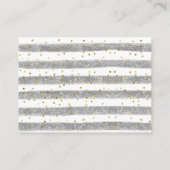 冬の熊モダン中性ベビーシャワーおむつ エンクロージャーカード (裏面)