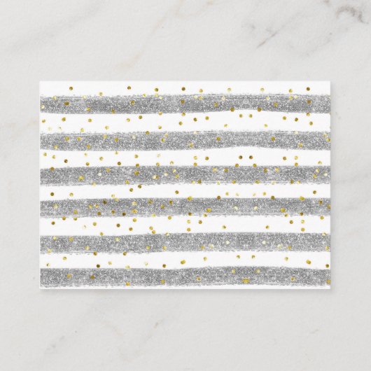 冬の熊モダン中性ベビーシャワーおむつ エンクロージャーカード (裏面)