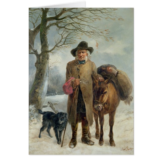 冬の燃料を集めること (正面)